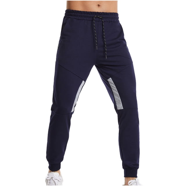 Pantalones pitillo cerrados atados a la moda informal para hombre, pantalones de chándal con cordón para Fitness, pantalones pitillo cerrados atados Pompotops oipoqjl41591