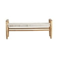 thumbnail image 4 of Crestview Collection Tacoma Off-White Jute Bench - 46 x 16 x 18", 4 of 5
