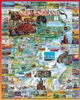 White Mountain Puzzles Best Of New England - 1000 Piece Jigsaw Puzzle