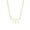 G, variant on Angel Number Necklace, Gold/Silver Plated Stainless Steel Pendant Jewelry, Personalized 000-999 Necklace for Women, Birthday Valentine's Gift Layering Chain