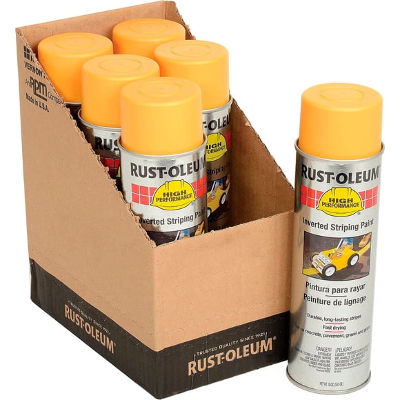 2348 15oz Yellow Stripingspray Voc 832421 Rust-Oleum