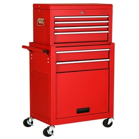Hyper Tough 4 Drawer Rolling Tool Cabinet With Ball Bearing Slides