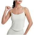 thumbnail image 1 of Dagugfen Camisole Tops for Women Quick Dry Spaghetti Strap Running Square Neck Workout Tops Solid Color, 1 of 6