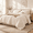 01 - Beige-Cal King (104"x96"), variant on 7 Piece King Seersucker Bed-in-a-Bag Set, 02 - Pink, King (104"x90")