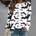thumbnail image 2 of Enjoytime Women's Halloween Sweatshirts Trendy Printed Long Sleeve Pullover Tops Gothic Fall Plus Size Clothes 2025, 2 of 5