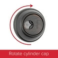 thumbnail image 3 of Kwikset Key Control Single Cylinder Deadbolt SmartKey - Venetian Bronze, 3 of 5