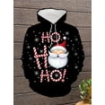 thumbnail image 5 of Sudadera con capucha de Papá Noel con estampado 3D para hombre, ropa deportiva con cordón, informal, a la moda, para Navidad, 5 of 5