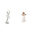 thumbnail image 1 of Estatua de bailarina de ballet, figura de ángel, escultura de resina, adorno de escritorio, decoración de arte moderno, ideal para regalar, decoración, 1 of 8