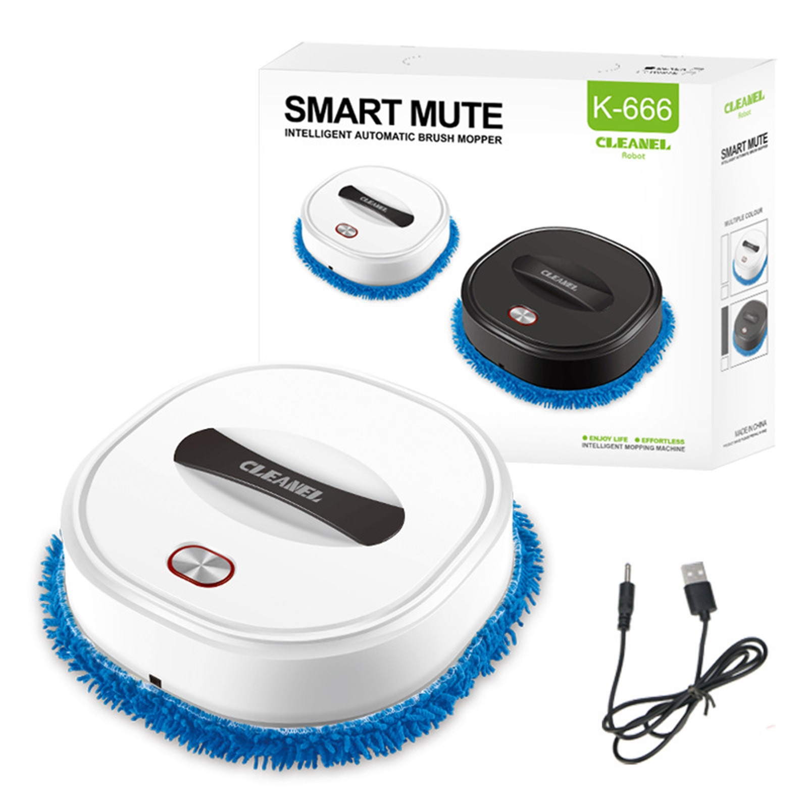 smart mute brush mop