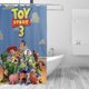 thumbnail image 3 of Cortina de ducha Toy Story, opaca, para baño, impermeable, resistente al moho, bloquea la privacidad, probador, patrón de impresión fina con diseño de patchwork, 72 x 72 pulgadas, talla única., 3 of 8