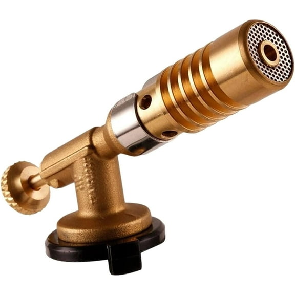 Gamvdout Gas Torch Flame Gun Blowtorch Copper Flame Butane gas-Burner Lighter Heating Welding for Outdoor Camping BBQ Spray Gun tig welding accessories