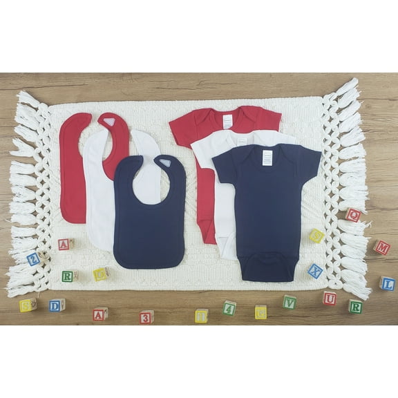 Bambini 6 Pc Layette Baby Clothes Set