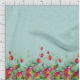 thumbnail image 1 of oneOone Cotton Silk Fabric Dot & Leaves Panel Print Sewing Fabric BTY 42 Inch Wide, 1 of 3