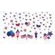 thumbnail image 2 of Dwarf Americans Independence Day PVC Frosted Stickers Children's Room Wall Stickers Wall Decoration Stickers, 2 of 7