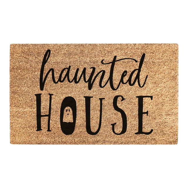 Leutsin Halloween Door Mat Cartoon Floor Mat Hallway Kitchen Foot Mat Soft Non-slip