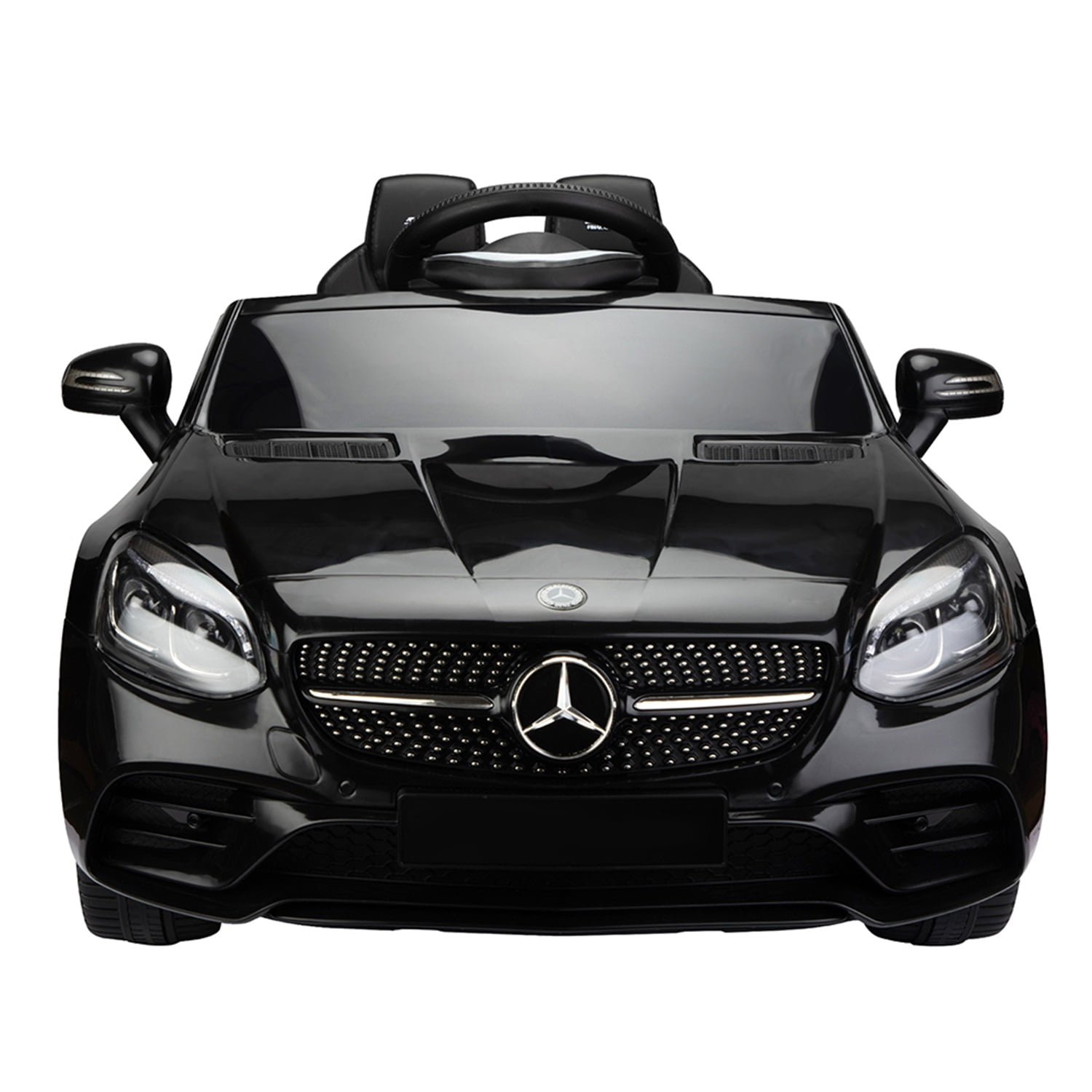 CIPACHO Licensed Benz, 12V Electric Kids Ride On Car for Ages 3-6, LED Head Lights, Safe Belt, Double Doors, 2 Speeds, Black CIPACHO Licensed Benz, 12V Electric Kids Ride On Car for Ages 3-6, LED Head Lights, Safe Belt, Double Doors, 2 Speeds, Black
