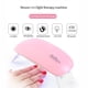 thumbnail image 4 of Seitruly Luz de manicura USB LED temporizador lámpara de secado de esmalte de uñas 6W forma de ratón portátil lámpara secadora de uñas Mini lámpara Juegos de manicura Rosado Seitruly CE000891-01, 4 of 6