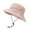 Pink, variant on Foldable Sun Protection Bucket Hat with Breathable Fabric for Adults, Travel-Friendly Fisherman Cap Packable for Outdoor Fashion Accessory
