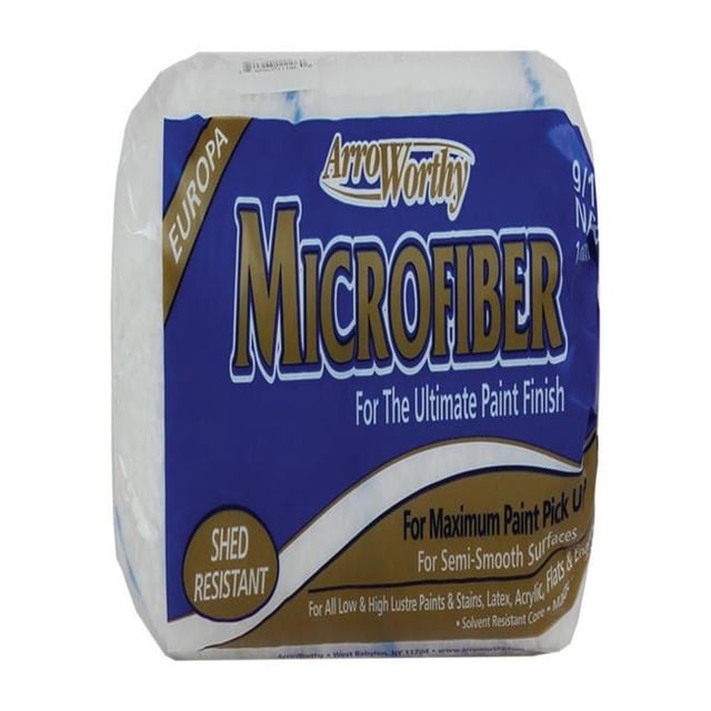 Arroworthy 1807916 Rouleau de Peinture en Microfibre 0.56 x 7 Po, Blanc
