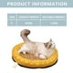 thumbnail image 2 of Cama refrescante para perros, suave cojín de verano para perros pequeños, tapete redondo transpirable con respaldo antideslizante y lavable., 2 of 6