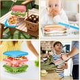 3 Pack Sandwich Containers Colored Sandwich Boxes For Lunch Reusable 3-pack-sandwich-containers-colored-sandwich-boxes-for-lunch-reusable