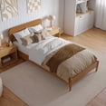 thumbnail image 5 of AFI Florence Twin-XL Solid Wood Low Profile Platform Bed, Light Toffee, 5 of 14
