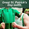 thumbnail image 5 of Green Clip on Suspender Elastic Y Shape Adjustable Brace for Men Women Clothing St Patricks Fashion Accessories Cosplay Show Wedding Birthday Outfit Party Costume Gift Supplies - 1 count, 5 of 7