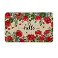 thumbnail image 2 of EGNMCR Welcome Doormat Collection Front Door Mats For Indoor/Outdoor Spring Summer Fall Floral Entryway Rug Decor Loop pile rug, 2 of 7