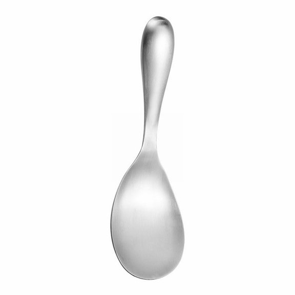 WEIWEIGG Stainless Steel Rice Spoon, Non-Stick Rice Paddle with Ergonomic Handle, Heavy Duty Serving Spoon, Large Capacity, for Cooking, Serving, Meal Prep, Easy Clean Utensils