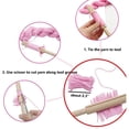 thumbnail image 5 of Gancho de pestillo doblado de madera, mango alisador, gancho de ganchillo doblado multiusos de madera fuerte con cortador de hilo para manualidades DIY, 5 of 5