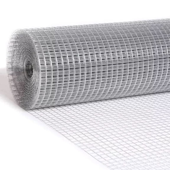 SEBOSS Hardware Cloth, 1/2 in Openings, 72 in x 100 ft, 19 Gauge Hot-Dipped Galvanized Wire Mesh for Chicken Coop and Garden Fence