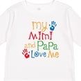 thumbnail image 4 of Inktastic Mimi and Papa Love Me Boys or Girls Long Sleeve Toddler T-Shirt, 4 of 5