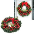 thumbnail image 4 of Artificial Christmas Garland, Christmas Wreath Recycled Exquisite Details Iron Wire  For Fireplace, 4 of 8