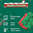 thumbnail image 5 of 2 Moldes Grandes de Silicona Navideños Hechos A Mano para Jabón, Chocolate, Gelatina, Dulces, Velas, Bandeja de Alimenticio, 6 Moldes con Formas Navideñas., 5 of 5