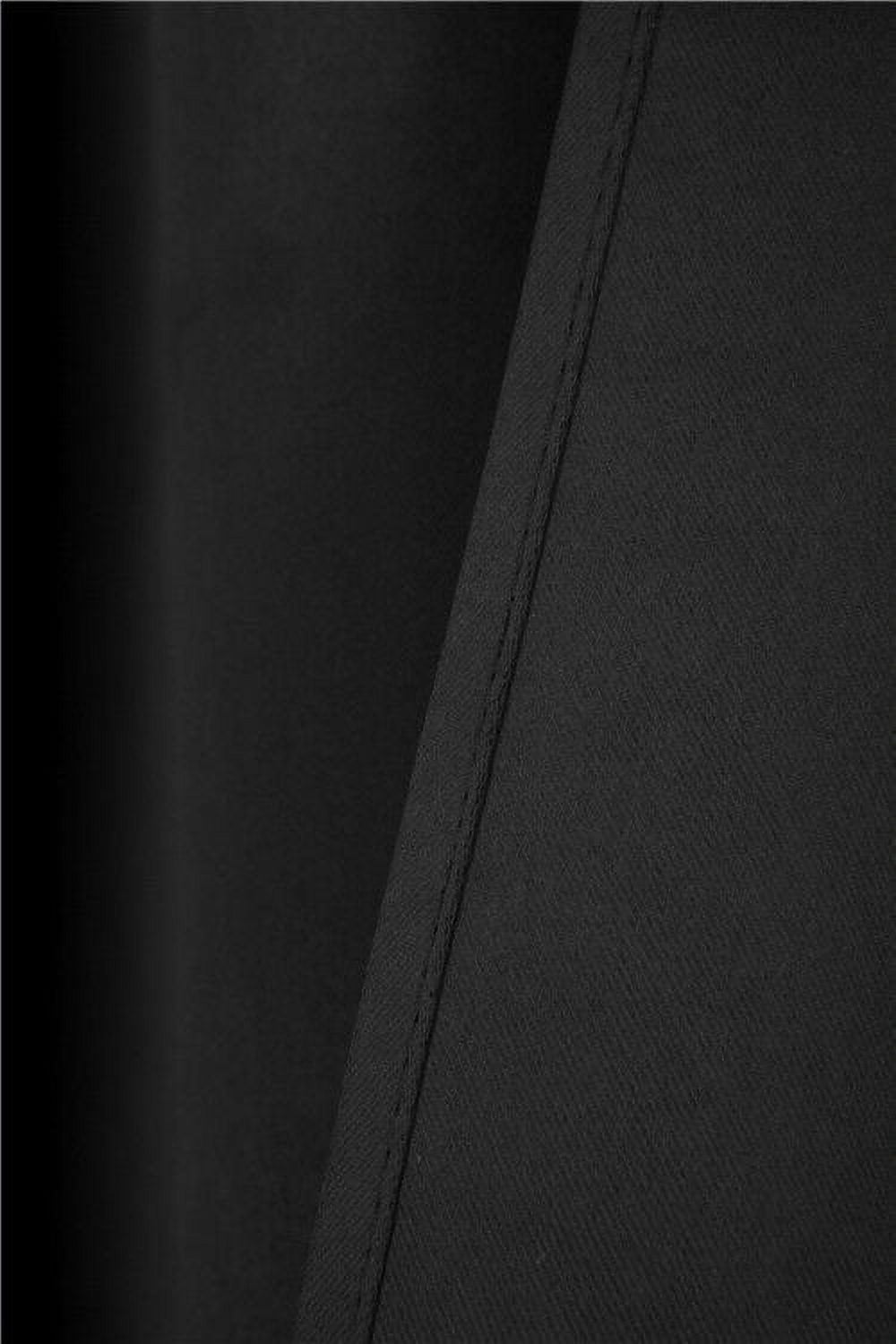 1 SET 100% BLACKOUT INSULATE THERMAL SHORT PANELS WINDOW CURTAIN IN 36" 54" 63"L