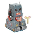 thumbnail image 2 of Juguete Robot De Cuerda, Juguete Vintage Decorativo De Hojalata Para Regalo De Cumpleaños, 2 of 7