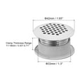 thumbnail image 2 of Unique Bargains Évent Circulaire 33mm 10 Pack Évents en Acier Inoxydable Double Panneau Blanc, 2 of 5