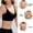 A1_Black, variant on Womens Wireless Jelly Bras Comfortable Push Up Bra No Underwire Bra Full Support Lift Everyday Seamless Tshirt Bras Deep V Neck Convertible Strap Low Back Lift Bust Shaping Bra Beige L
