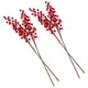 thumbnail image 3 of 4 unids Lifelike Navidad Berry Branch DIY Flor Arreglo Suministro Adorno de paisajismo, 3 of 4