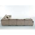 thumbnail image 5 of L Shaped Modular Sectional Sofa Set, Modern Deep Seat Corner Couch, 5-Seats Modular Sofa with 7 Pillows for Living Room, 5 of 9