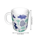 thumbnail image 2 of Disketp Dinosaur Large Coffee Mug with Handle Tea Cup Novelty Coffee Cup for Men Women Office Work, 2 of 6