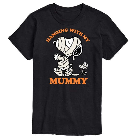 Peanuts - My Mummy Art - Men's Short Sleeve Graphic T-Shirt