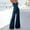 Blue, variant on One Piece Jumpsuits For Women Summer Washed Blue Denim Suspender Tight And Slightly Flared High Elastic Pants Black XXL