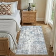 thumbnail image 4 of Uermei 3x5 Washable Entryway Rug: Non-Slip Soft Abstract Indoor Area Rug for Living Room Kitchen Bedroom, Stain-Resistant Door Mat Throw Carpet for Laundry Foyer Home Decor - Blue Gray, 4 of 10