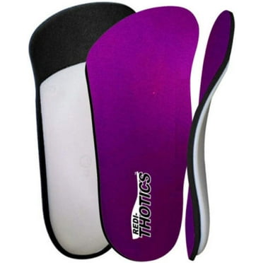 Redi-Thotics Slim 3/4 Orthotic Insoles, Purple, C - M 8-8.5 / W 9-9.5