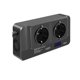 thumbnail image 3 of 200W Car Inverter, 12V to 220V Voltage Converter with Smart Time Display LCD, 2 Sockets and 4 USB C Ports, 3 of 5