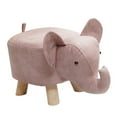 thumbnail image 1 of Animal Footstool Sofa Tea Stool Changing Shoes Wooden Multifunctional Children's Pink, 1 of 8