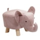 thumbnail image 1 of Banco de elefante, sofá, taburete de té, zapatos de dibujos animados portátiles, taburete otomano cambiador para Rosa, 1 of 9