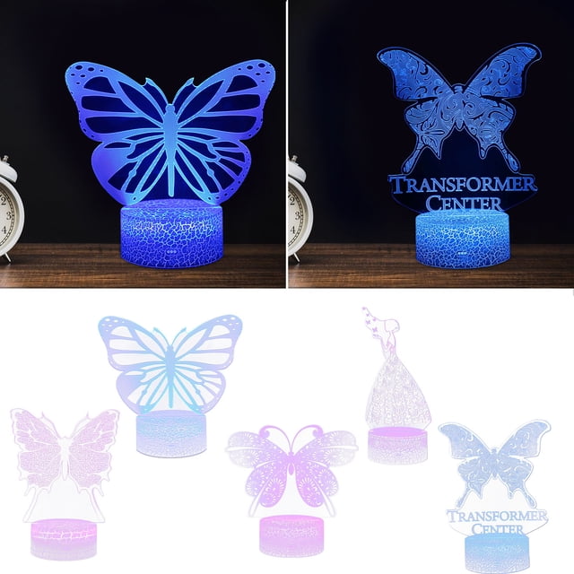 Aqestyerly Home Appliances Led Night Light Colorful 16 Colors Remote Control Desk Lamp Gift