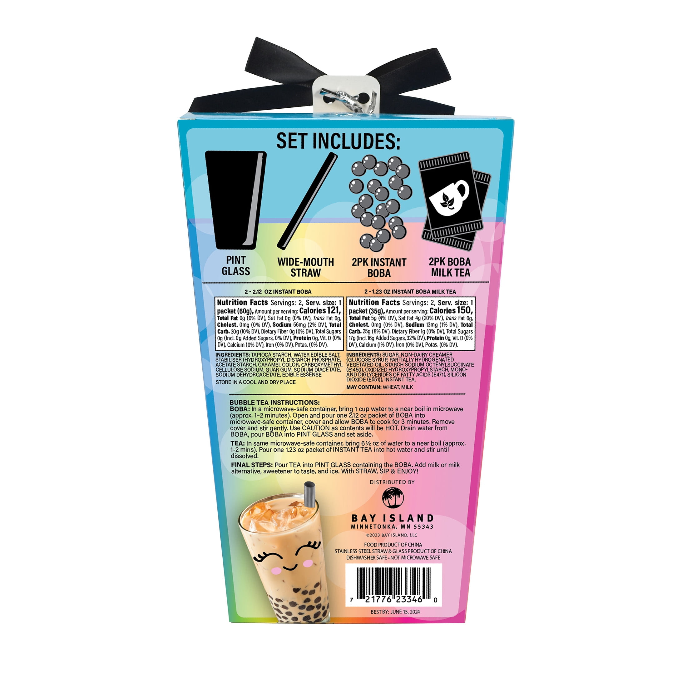  Bubble Tea Kit Gift Set, 6 Piece Set : Grocery & Gourmet Food